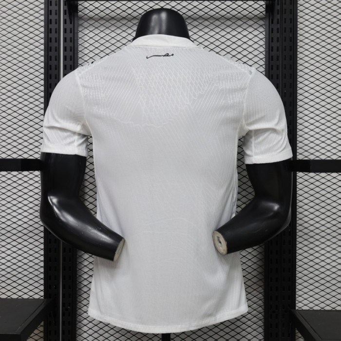 Player Version 2026 Egypt White with Grey  Away Jersey
