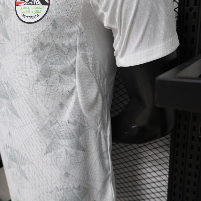 Player Version 2026 Egypt White with Grey  Away Jersey