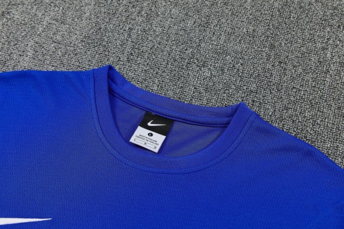 6/27 Chelsea Blue Short Sleeve Training Tee + Long Pants (Home)