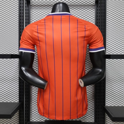 Player Version 26/27 Scotland Away Orange with Purple Pinstripe Jersey
