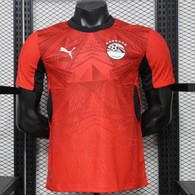 Player Version 2026 Egypt Red Home Jersey