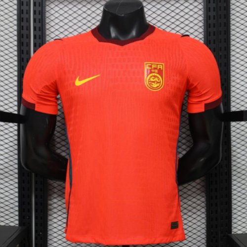 Player Version 2026 China Red  Home Jersey
