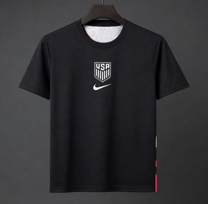 2026 USA USMNT Premium Goalkeeper Soccer T-Shirt - Black