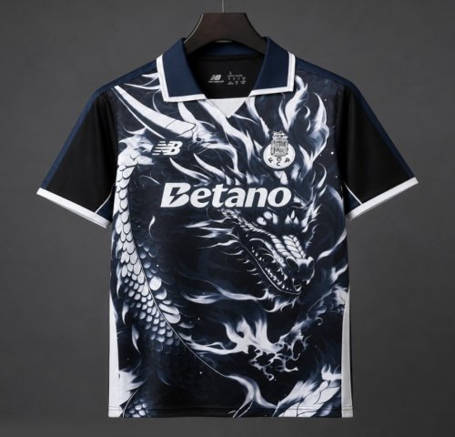 25/26 FC Porto Black Special Edition  Dragon  Jersey