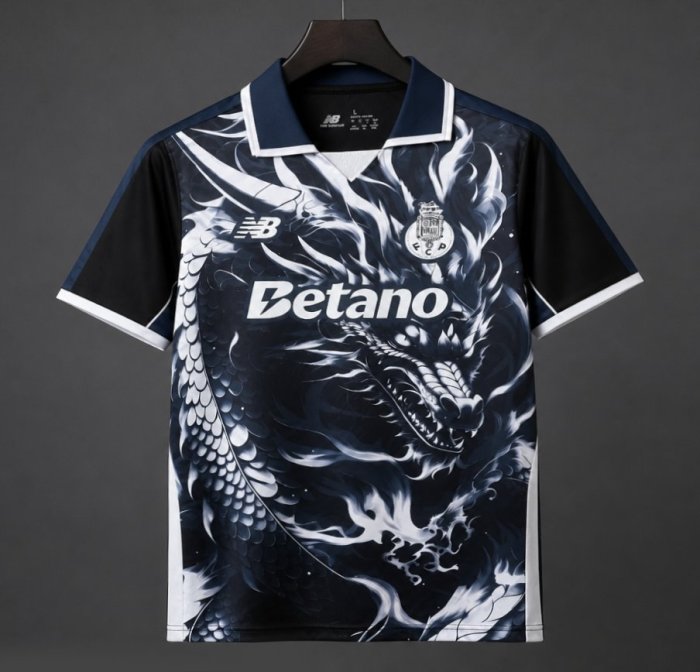 25/26 FC Porto Black Special Edition  Dragon  Jersey
