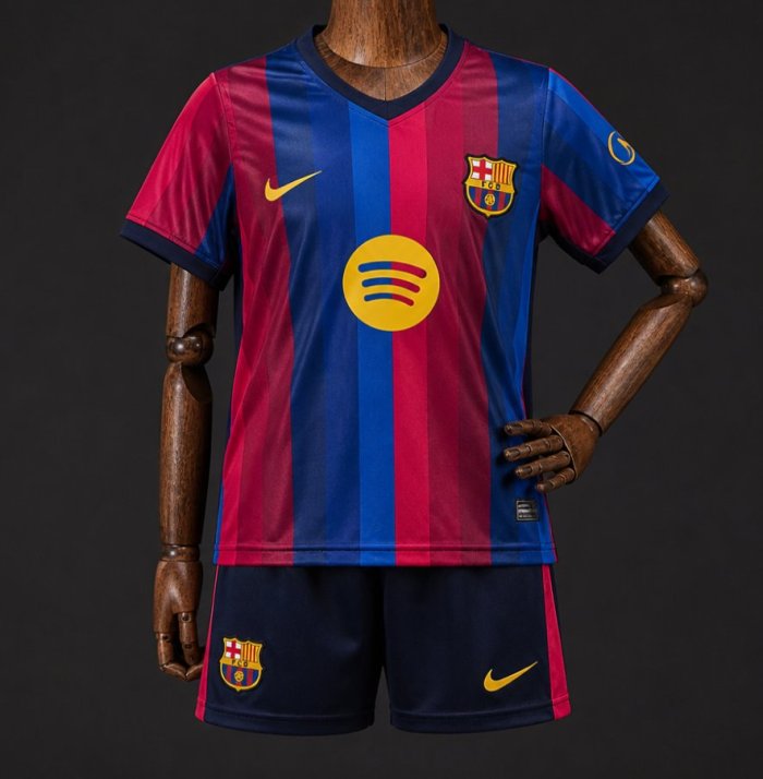 26/27 Kids Barcelona Home Jersey