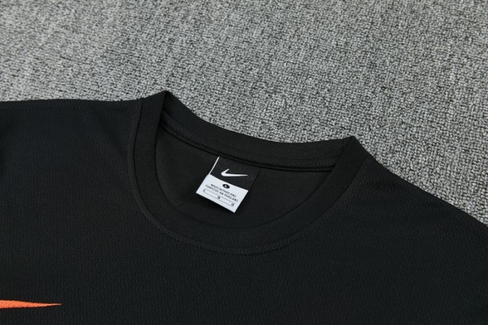 26/27 Inter Milan Black Short  Sleeve Tracksuit + Long Pants