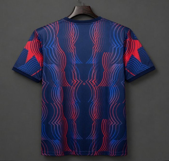 26/27 Barcelona Pre-Match Dark Blue/Red/Gold Jersey