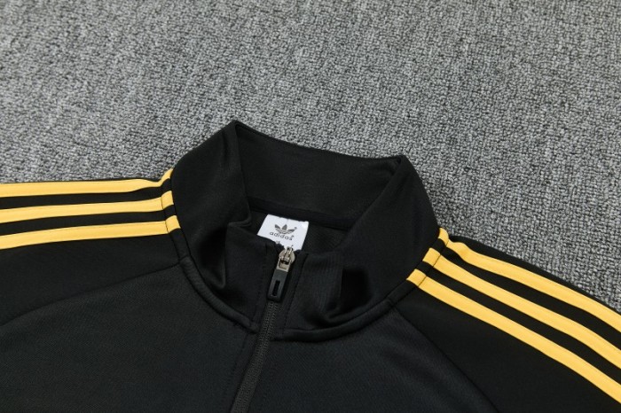 26/27 Manchester United Black & Blue Full Zipper Jacket Tracksuit + Long Pants