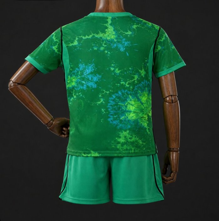 2026 Kids Netherlands Green Goalkeeper Jersey