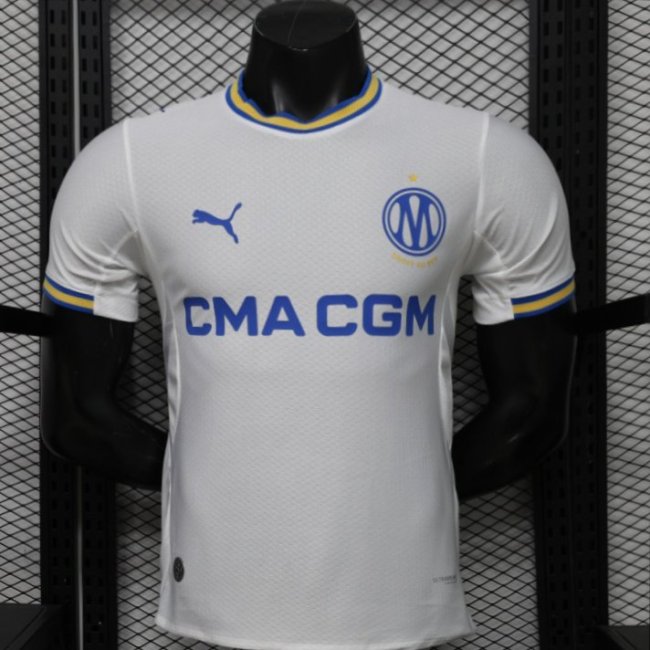 Player Version 26/27 Olympique de Marseille White Home Jersey