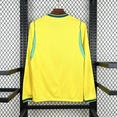 2026 Mens Brazil World Cup Home Long Sleeve Jersey