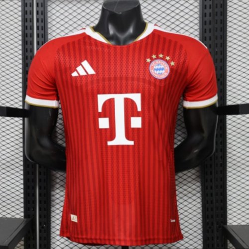 Player Version 26/27 Bayern Munich Red with Tonal Stripe Home Jersey