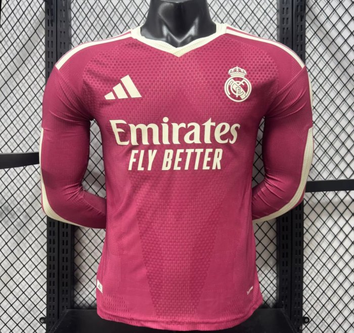 Player Version 26/27 Real Madrid Third Long Sleeve Jersey