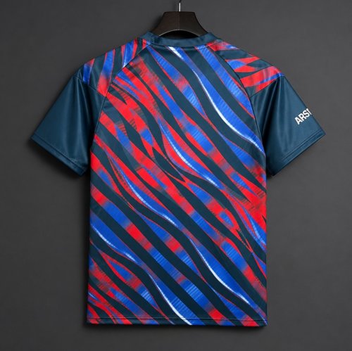 26/27 Arsenal Navy Blue Brushstroke Pattern Pre-match Jersey