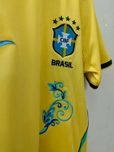 2026 Brazil 2026 Home Yellow/Blue  Floral Edition  Jersey