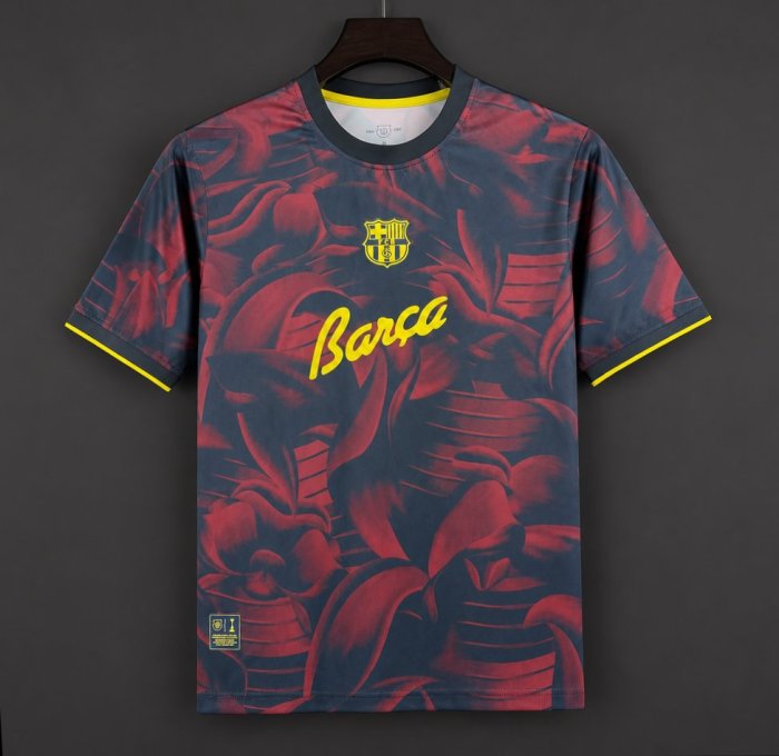 26/27 Barcelona Special Abstract Red & Blue  Barça  Script Jersey