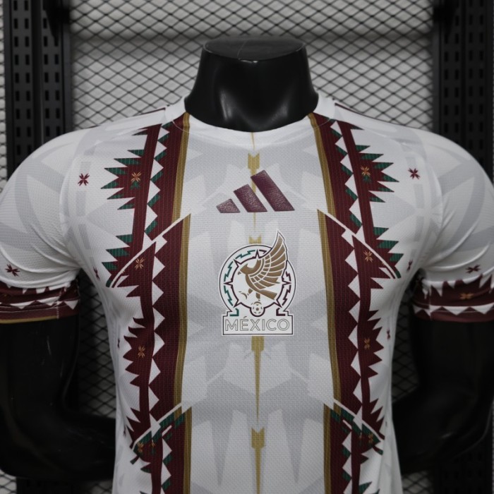 Player Version 2026 Mexico White  Special Edition Away Jersey