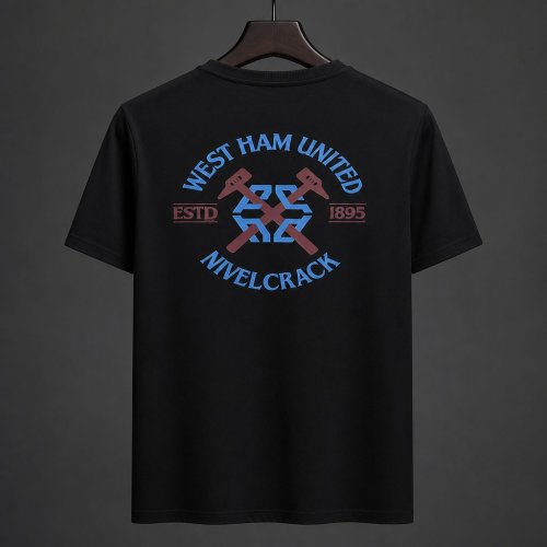 26/27 West Ham United NVLCRK Crest Men's Black Football T-Shirt