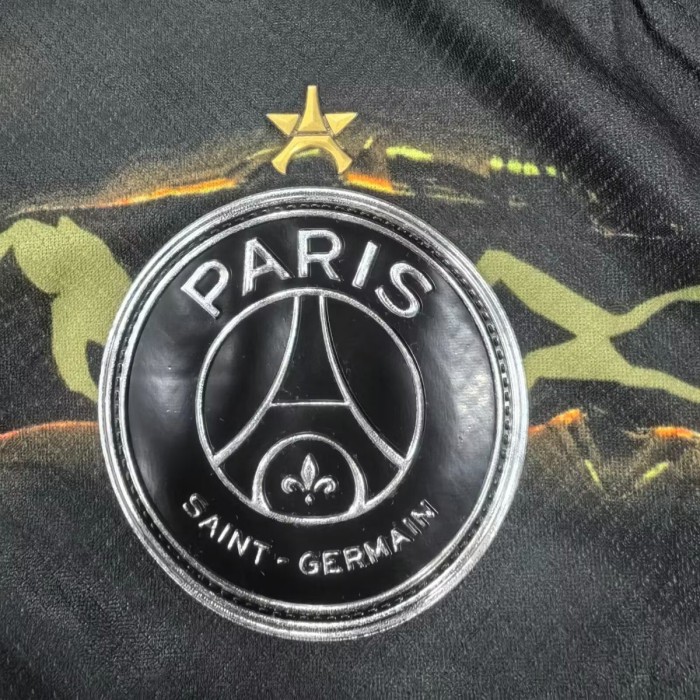 1 Star-25/26 PSG × Jordan Brand Third Black Jersey