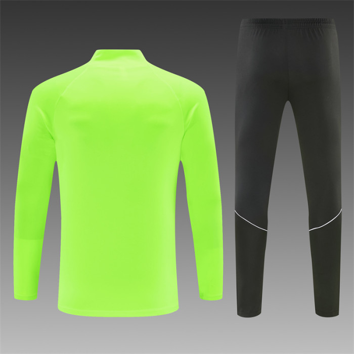 26/27 Atlético Madrid Third Fluorescent Green Half Zipper Jacket Tracksuit + Long Pants