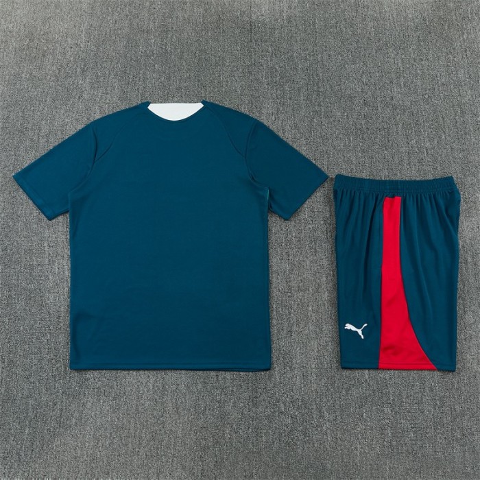 26/27 Portugal Away Blue Short Sleeve + Soccer Shorts