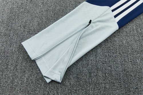 26/27 Real Madrid Away Navy Blue Half Zipper Jacket Tracksuit + Long Pants