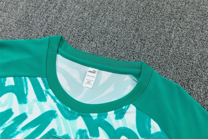 26/27 Portugal Third Green Short Sleeve + Soccer Shorts