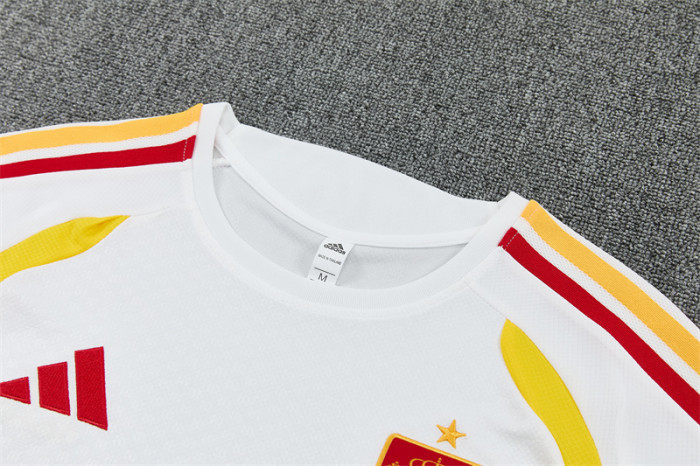 26/27 Spain Away White Short Sleeve + Soccer Shorts