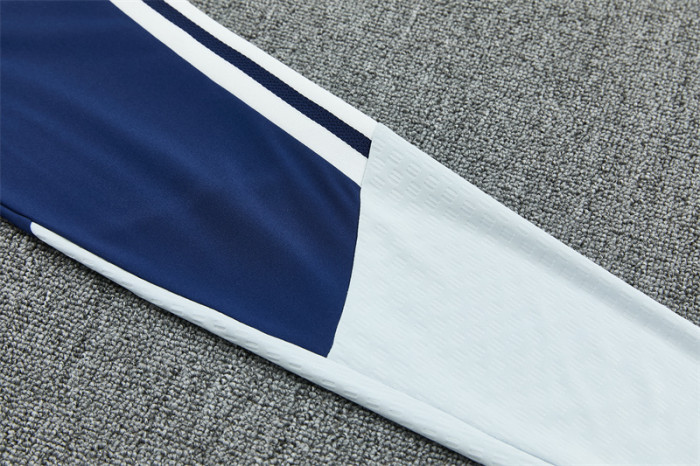 26/27 Real Madrid Away Navy Blue Half Zipper Jacket Tracksuit + Long Pants