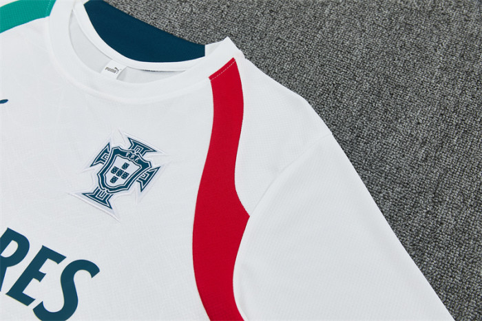 26/27 Portugal Away White Short Sleeve + Soccer Shorts