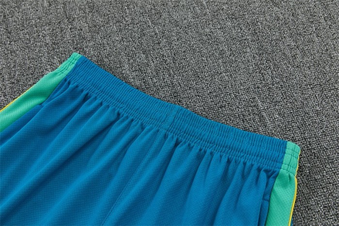 26/27 Brazil Third Teal Blue Short Sleeve + Soccer Shorts