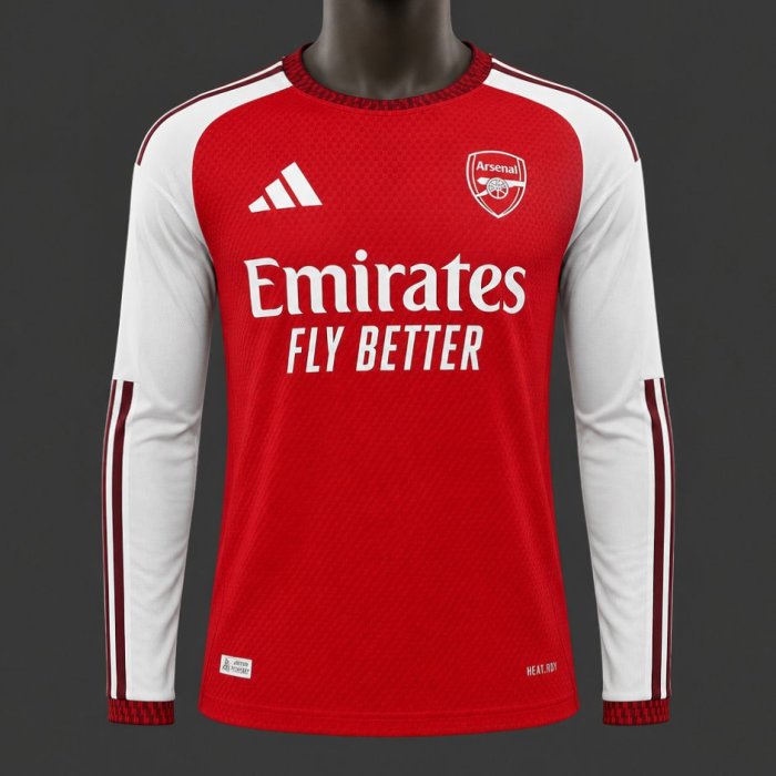 Player Version 26/27 Arsenal Home Long Sleeve Jersey