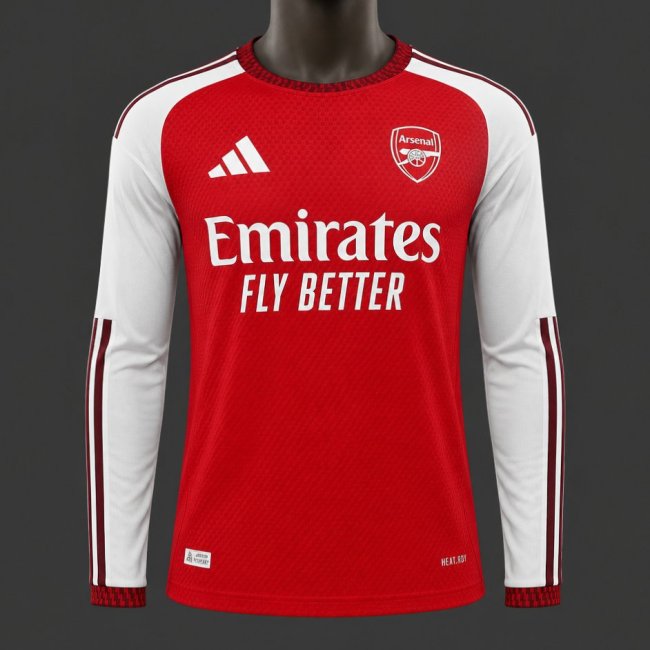 Player Version 26/27 Arsenal Home Long Sleeve Jersey