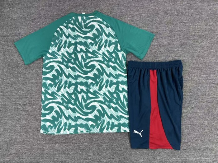 26/27 Kids Portugal Third Green Short Sleeve + Soccer Shorts