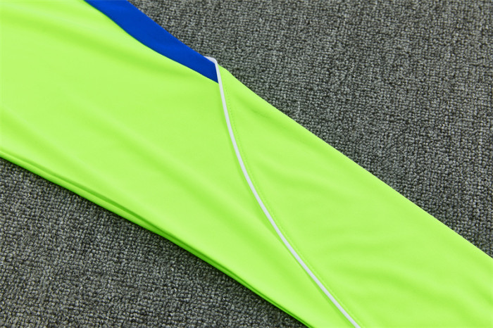 26/27 Atlético Madrid Third Fluorescent Green Half Zipper Jacket Tracksuit + Long Pants