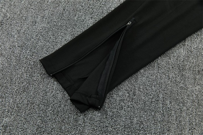 Player Version 26/27 Paris Black Half Zipper Jacket+Long Pants