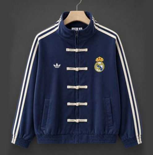 26/27 Real Madrid  x Adidas New Year Limited Edition Navy Track Jacket
