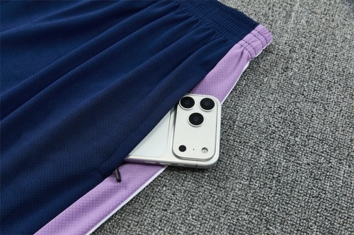 26/27 Korea Away Navy Blue Short Sleeve + Soccer Shorts