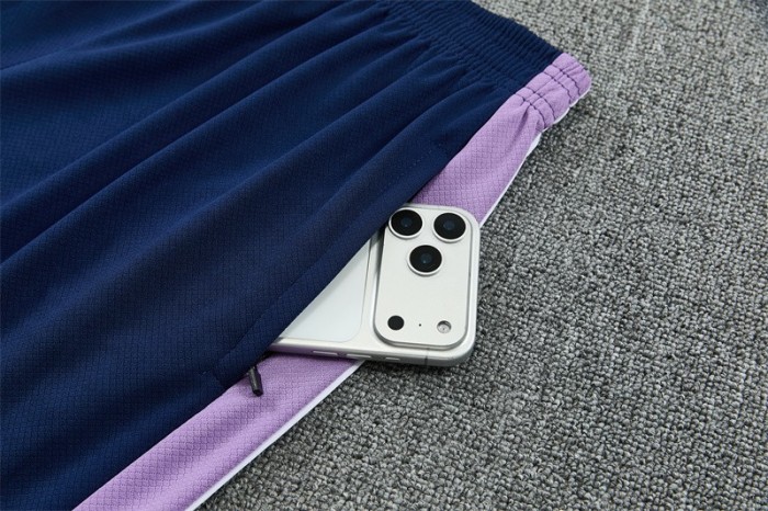 26/27 Korea Away Navy Blue Short Sleeve + Soccer Shorts