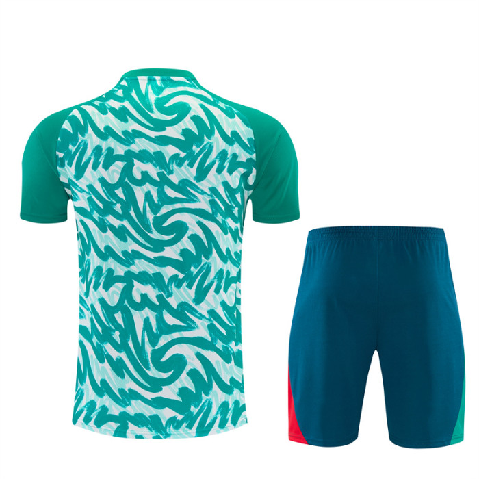 26/27 Portugal Third Green Short Sleeve + Soccer Shorts