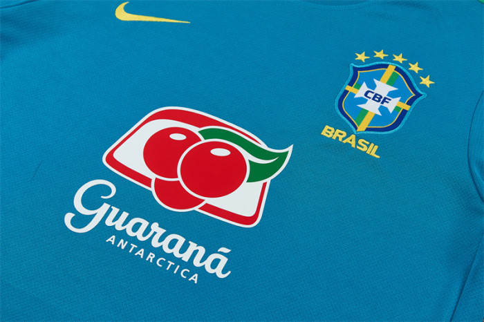 26/27 Brazil Third Teal Blue Short Sleeve + Soccer Shorts