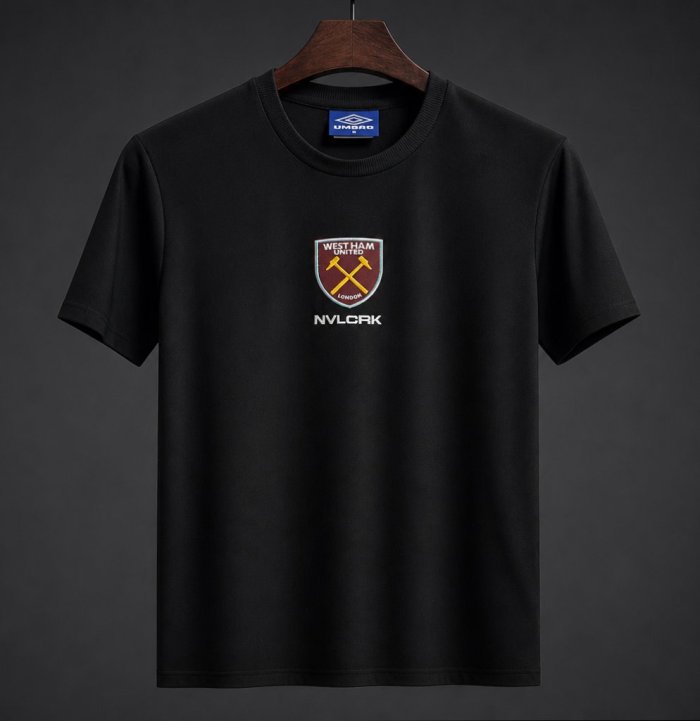 26/27 West Ham United NVLCRK Crest Men's Black Football T-Shirt