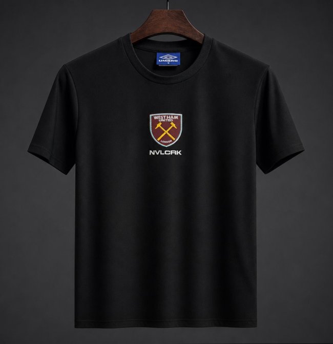 26/27 West Ham United NVLCRK Crest Men's Black Football T-Shirt