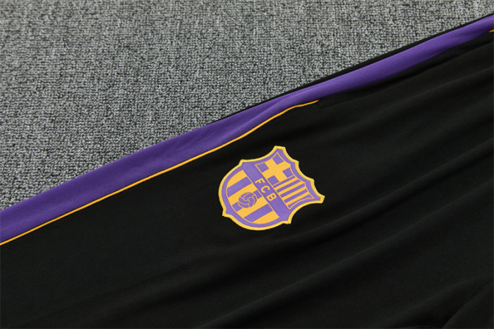Player Version 26/27  Barcelona Light GreyHalf Zipper Jacket+Long Pants