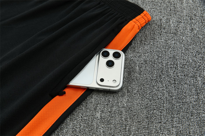 26/27 Netherlands Home Orange Short Sleeve + Soccer Shorts