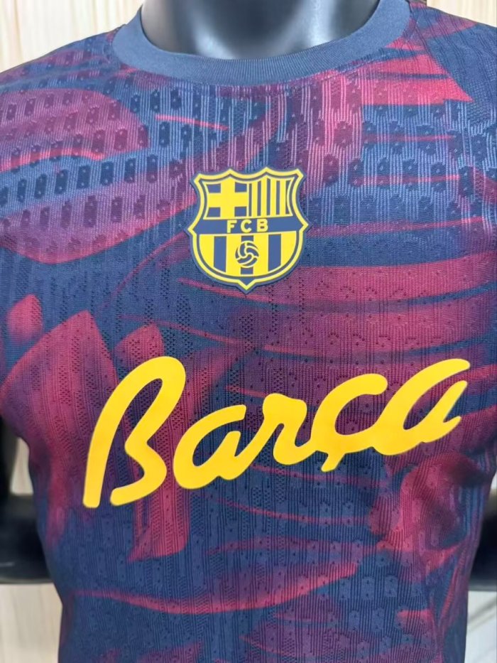 Player Version 26/27 Barcelona Special Abstract Red & Blue  Barça  Script Jersey