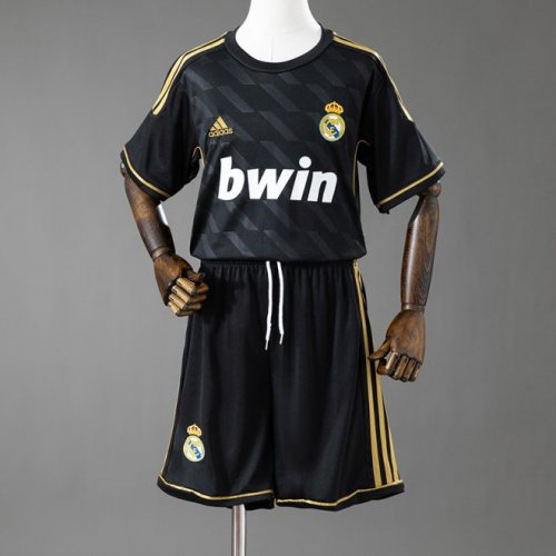 11/12 Kids Real Madrid Away Retro Kit Jersey Size 16-28