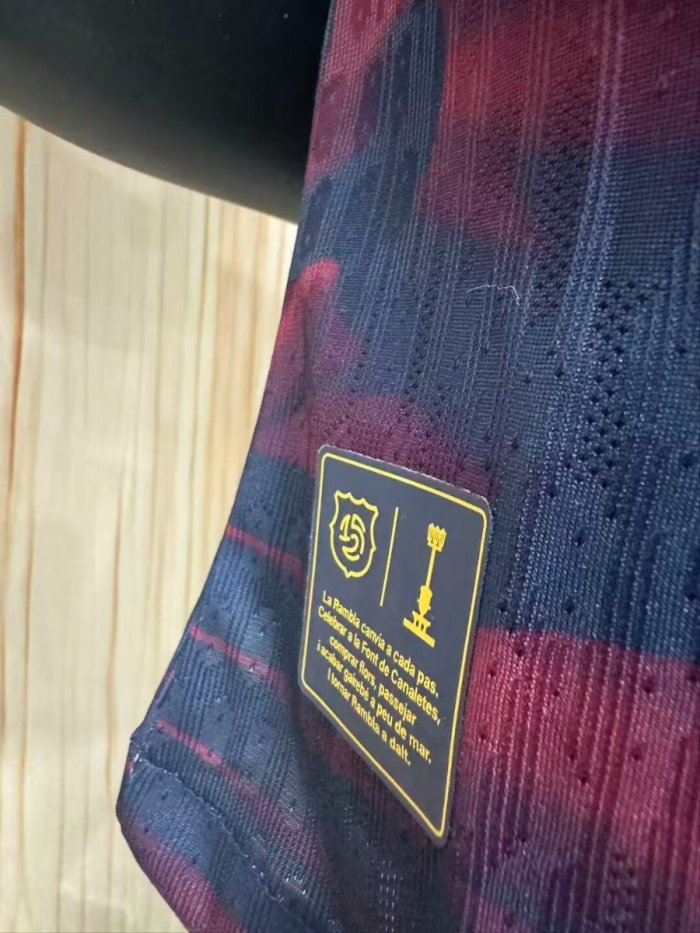 Player Version 26/27 Barcelona Special Abstract Red & Blue  Barça  Script Jersey