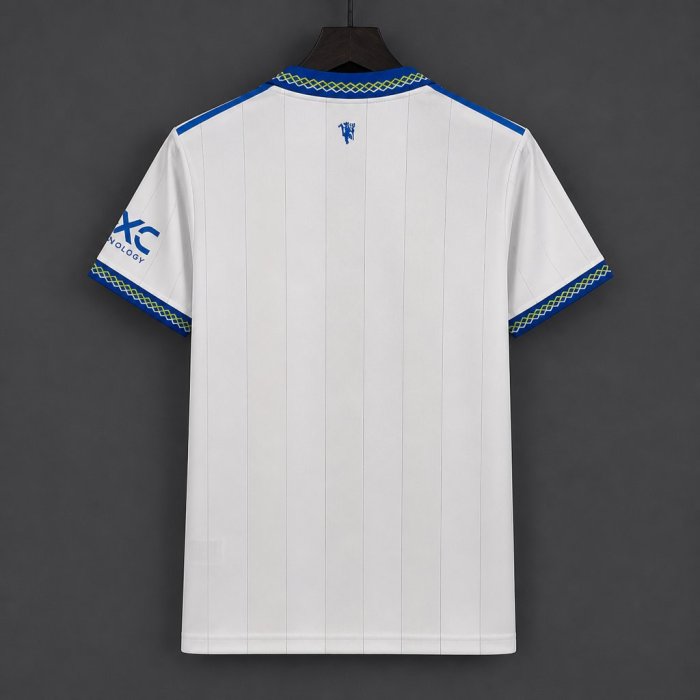 Player Version 26/27 Manchester United White Pinstripe Away Jersey